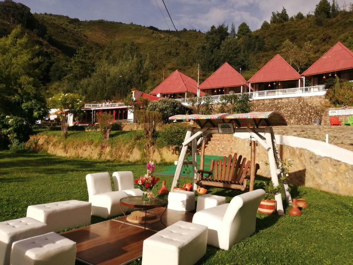 Hotel Cabañas El Rincón de las Campanas Nobsa Exterior foto